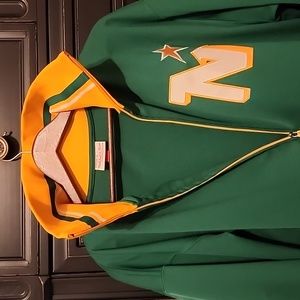 Mitchell & Ness Minnesota North Stars Mens Large (44) track jacket rare